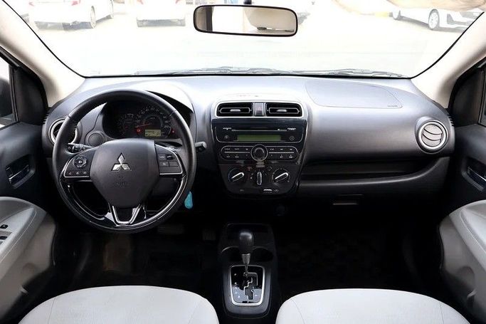 Used Mitsubishi Attrage I Facelift, 1.2 l, 2022 in Sharjah by Al Rukin Al Saudi, White color. GCC Specs | AUTO.AE