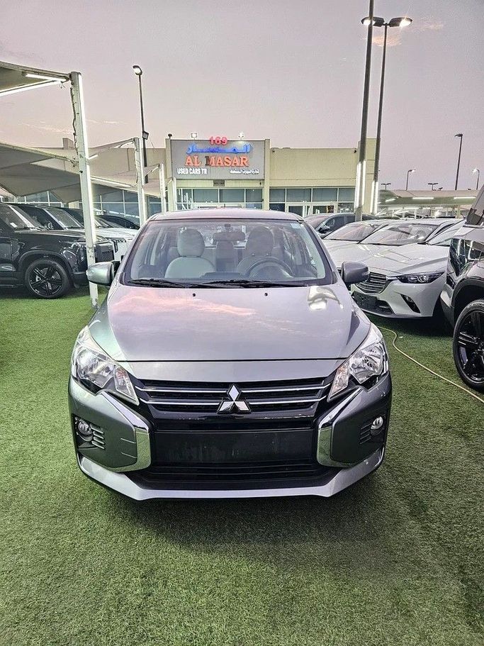 Used Mitsubishi Attrage I Facelift, 1.2 l, 2022 in Sharjah by Almasar Used Cars, Grey color. GCC Specs | AUTO.AE