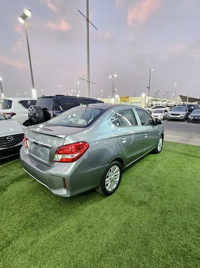 Used Mitsubishi Attrage I Facelift, 1.2 l, 2022 in Sharjah by Almasar Used Cars, Grey color. GCC Specs | AUTO.AE