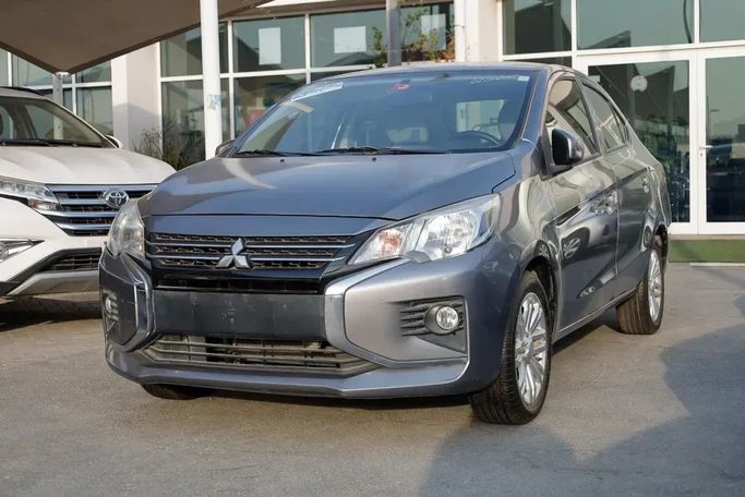 Used Mitsubishi Attrage I Facelift, 1.2 l, 2022 in Sharjah by Qasr Al Furqan Used Cars, Grey color. GCC Specs | AUTO.AE