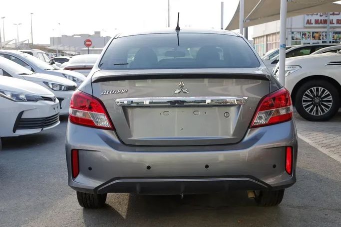 Used Mitsubishi Attrage I Facelift, 1.2 l, 2022 in Sharjah by Qasr Al Furqan Used Cars, Grey color. GCC Specs | AUTO.AE