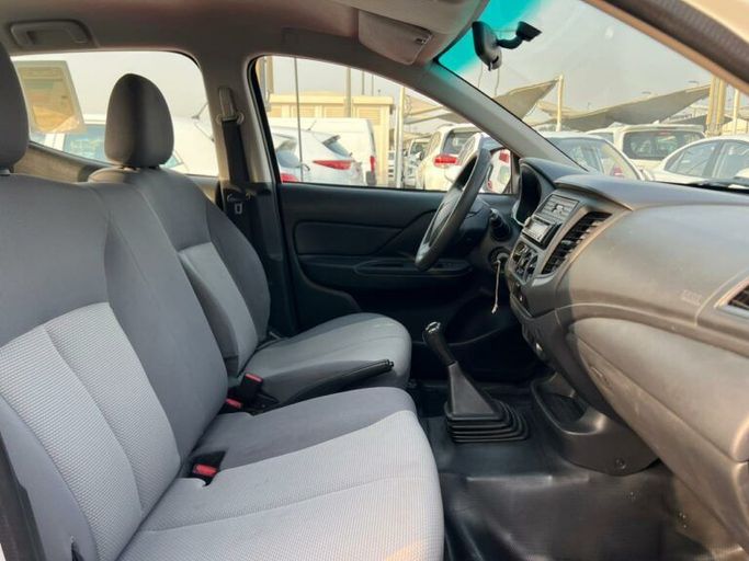 New Mitsubishi L200 V Facelift, 2.4 l, 2021 in Sharjah by Al Aram Cars, White color. GCC Specs | AUTO.AE