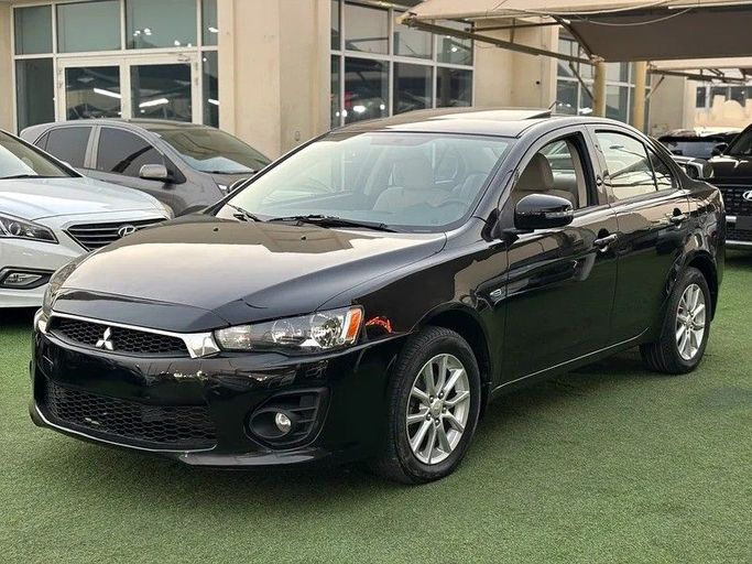 Used Mitsubishi Lancer X Facelift 2, 2.0 l, 2017 in Sharjah by Almasar Used Cars, Black color. GCC Specs | AUTO.AE