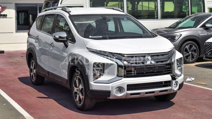 New Mitsubishi Xpander I Facelift, 1.5 l, 2023 in Sharjah by Nour Alnukhba Motors, White color. GCC Specs | AUTO.AE