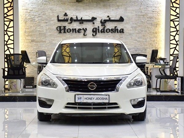 Подержанный Nissan Altima V (L33) Рестайлинг, 2.5 л, 2016 в Шардже от Honey Gidosha Used Cars Tr. Белый цвет.  | AUTO.AE