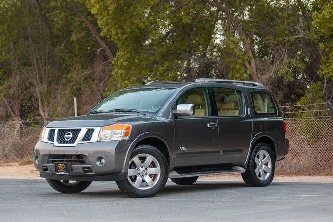 Used Nissan Armada I Facelift, 5.6 l, 2010 in Sharjah by First Choice Cars, Grey color. GCC Specs | AUTO.AE