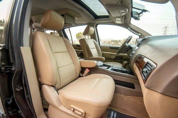 Used Nissan Armada I Facelift, 5.6 l, 2010 in Sharjah by First Choice Cars, Grey color. GCC Specs | AUTO.AE