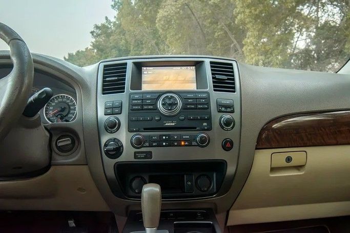 Used Nissan Armada I Facelift, 5.6 l, 2010 in Sharjah by First Choice Cars, Grey color. GCC Specs | AUTO.AE