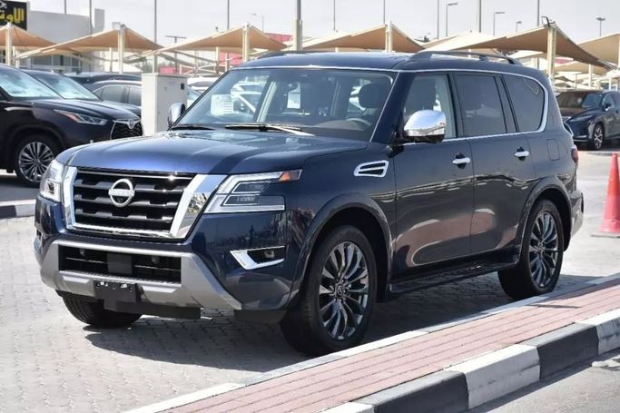 Подержанный Nissan Armada II Рестайлинг, 5.6 л, 2023 в Шардже от Alfaris Used Cars Синий цвет. Other | AUTO.AE