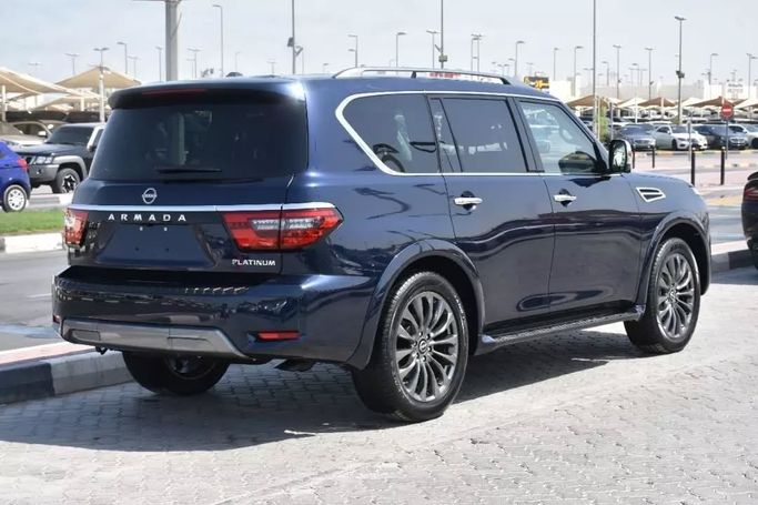 Подержанный Nissan Armada II Рестайлинг, 5.6 л, 2023 в Шардже от Alfaris Used Cars Синий цвет. Other | AUTO.AE