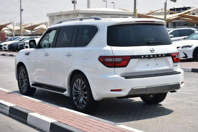 Used Nissan Armada II Facelift, 5.6 l, 2021 in Sharjah by Alfaris Used Cars, White color. Other | AUTO.AE