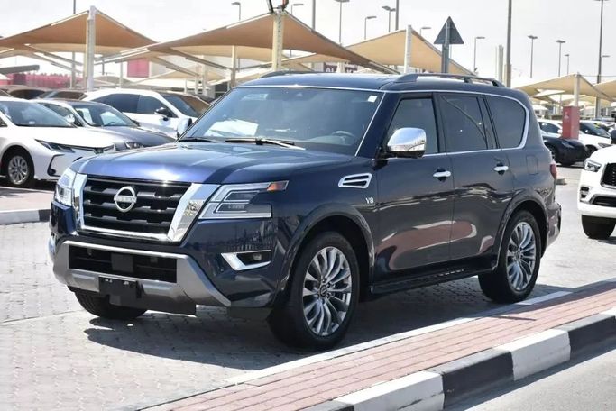 Used Nissan Armada II Facelift, 5.6 l, 2022 in Sharjah by Alfaris Used Cars, Blue color. Other | AUTO.AE