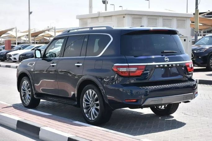 Used Nissan Armada II Facelift, 5.6 l, 2022 in Sharjah by Alfaris Used Cars, Blue color. Other | AUTO.AE