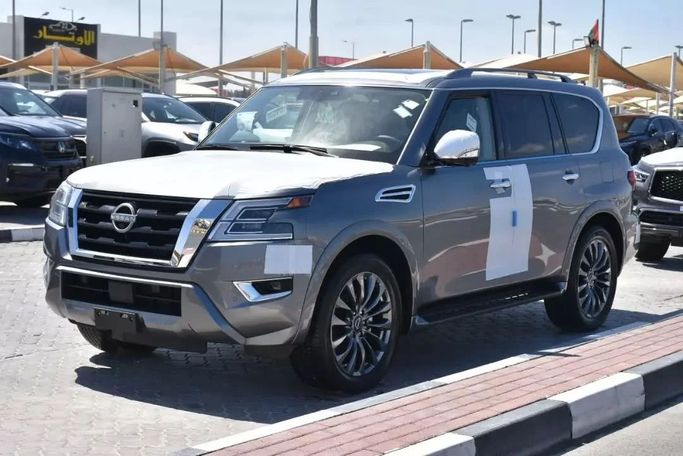 New Nissan Armada II Facelift, 5.6 l, 2023 in Sharjah by Alfaris Used Cars, Grey color. Other | AUTO.AE