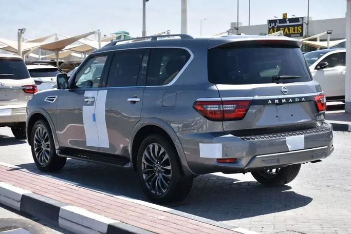 New Nissan Armada II Facelift, 5.6 l, 2023 in Sharjah by Alfaris Used Cars, Grey color. Other | AUTO.AE
