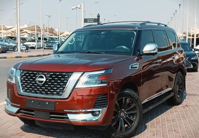 Подержанный Nissan Armada II, 5.6 л, 2018 в Шардже от Mohammad Al Hamadani Used Cars Красный цвет. Other | AUTO.AE