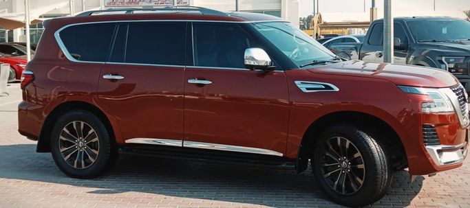 Подержанный Nissan Armada II, 5.6 л, 2018 в Шардже от Mohammad Al Hamadani Used Cars Красный цвет. Other | AUTO.AE