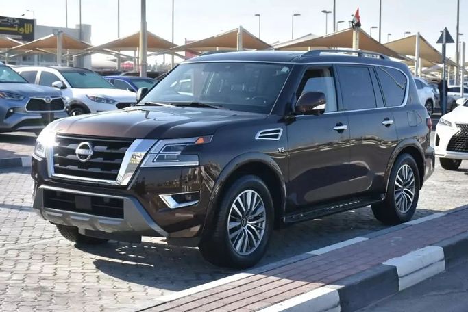 Подержанный Nissan Armada II Рестайлинг, 5.6 л, 2021 в Шардже от Alfaris Used Cars Коричневый цвет. Other | AUTO.AE