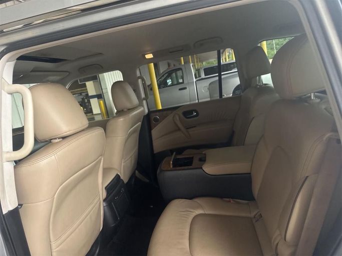 Used Nissan Armada II Facelift, 5.6 l, 2021 in Sharjah, Silver color. American Specs | AUTO.AE