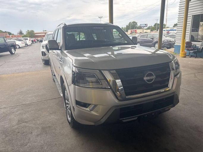 Used Nissan Armada II Facelift, 5.6 l, 2021 in Sharjah, Silver color. American Specs | AUTO.AE