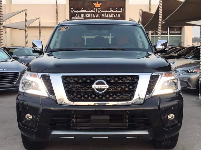 Used Nissan Armada II, 5.6 l, 2020 in Sharjah by Al Nukhba Al Malakyah Used Cars, Black color. American Specs | AUTO.AE