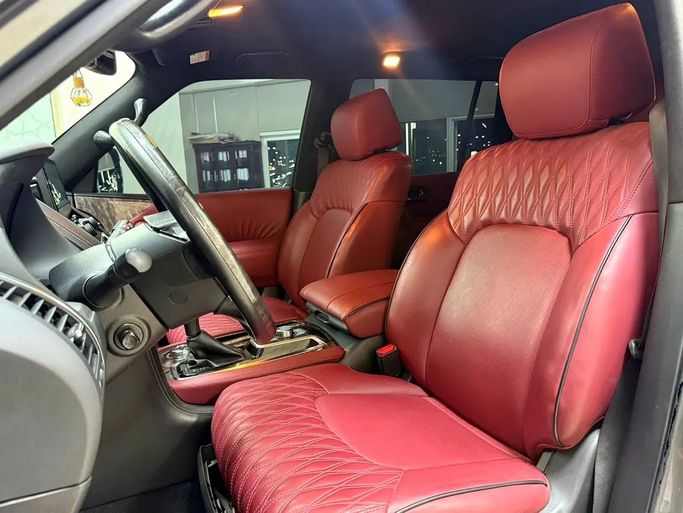 مستعملة Nissan Armada ثانياً، 5.6 لتر، 2018 في الإمارات، الشارقة من Speedcars، اللون رمادي. المواصفات الأمريكية | AUTO.AE | إعلان #295659 — صورة 13 من 18
