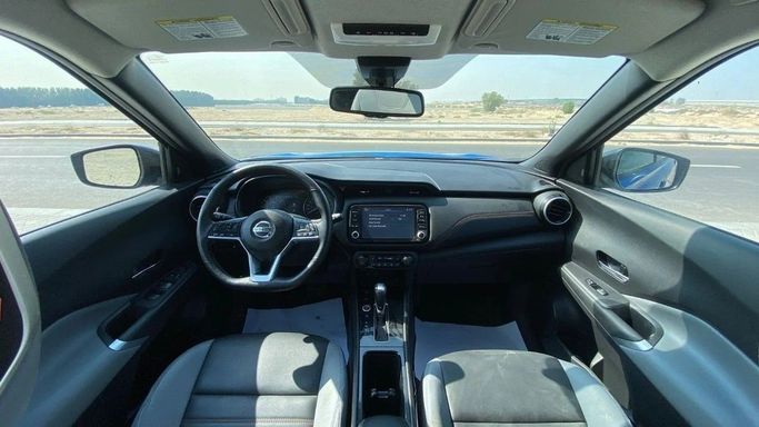 Used Nissan Kicks I Facelift, 1.6 l, 2021 in Sharjah by Halla Cars, Blue color. Canadian Specs | AUTO.AE