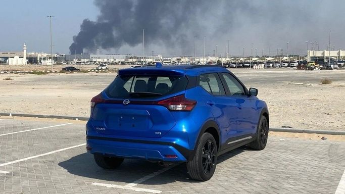 Used Nissan Kicks I Facelift, 1.6 l, 2021 in Sharjah by Halla Cars, Blue color. Canadian Specs | AUTO.AE