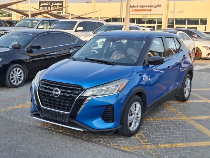 مستعملة Nissan Kicks أنا فيس ليفت, 1.6 l, 2022 في في الشارقة، اللون أزرق. المواصفات الكندية | AUTO.AE | إعلان #267423