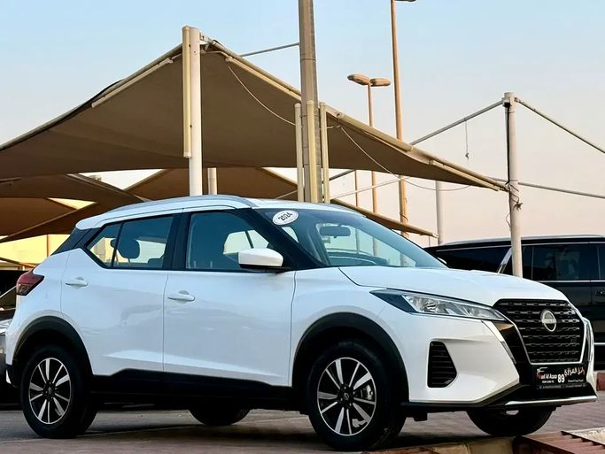 Used ⁦Nissan Kicks I Facelift, 1.6 l, 2024⁩ in UAE, Sharjah by Wael Al Azzazi Used Cars, White color. GCC Specs | AUTO.AE | Listing #287696