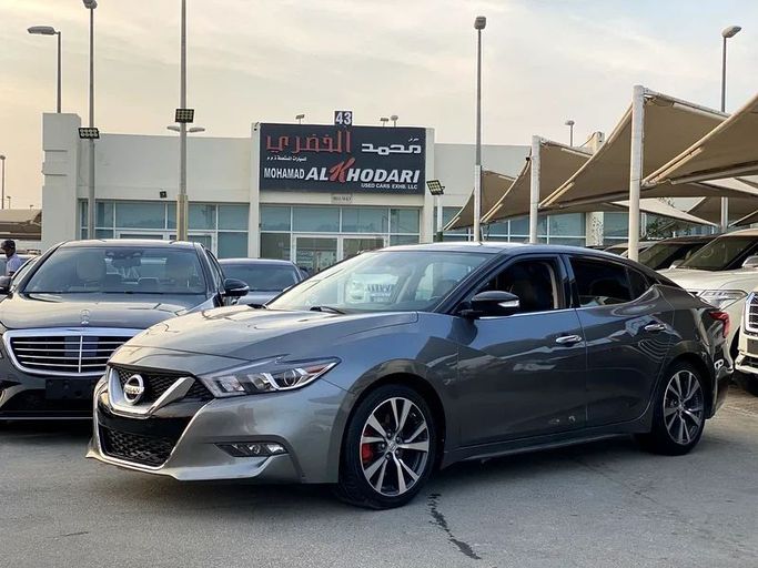 Подержанный Nissan Maxima VIII (A36), 3.5 л, 2017 в Шардже от Ahmad alkhodari Motors Серебристый цвет. Американская | AUTO.AE