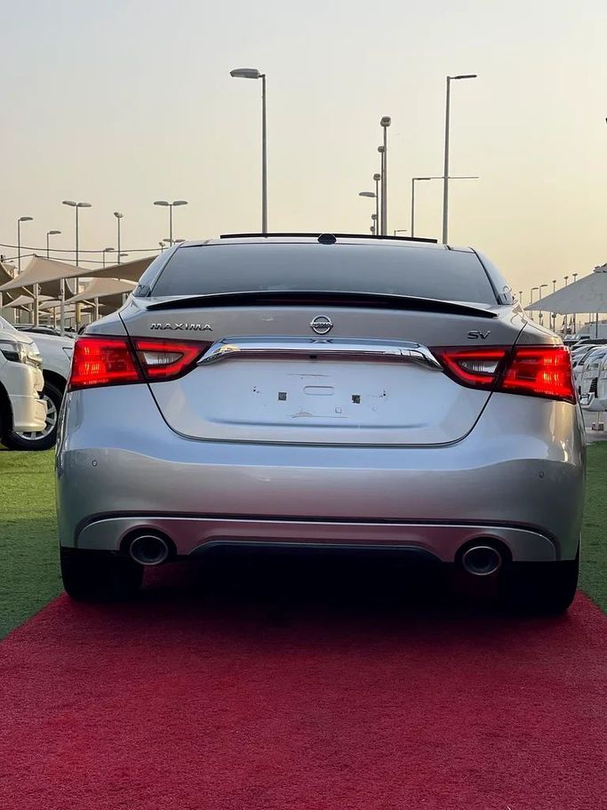 Used Nissan Maxima VIII (A36), 3.5 l, 2016 in Sharjah by Al Muhtaref Used Cars, Silver color. GCC Specs | AUTO.AE