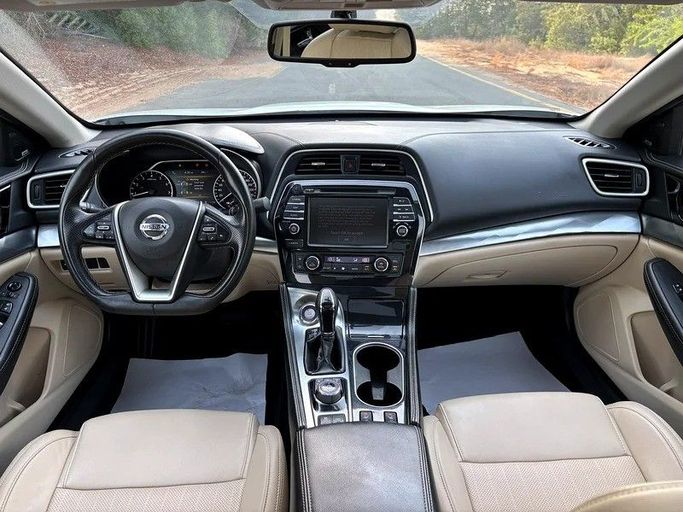 Used Nissan Maxima VIII (A36) Facelift, 3.5 l, 2022 in Sharjah by Almasar Used Cars, White color. GCC Specs | AUTO.AE