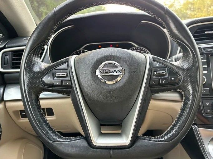 Used Nissan Maxima VIII (A36) Facelift, 3.5 l, 2022 in Sharjah by Almasar Used Cars, White color. GCC Specs | AUTO.AE