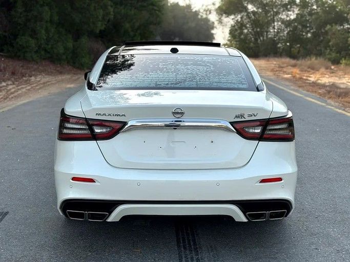 Used Nissan Maxima VIII (A36) Facelift, 3.5 l, 2022 in Sharjah by Almasar Used Cars, White color. GCC Specs | AUTO.AE