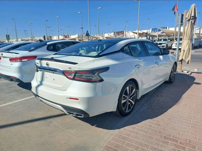 Used Nissan Maxima VIII (A36) Facelift, 3.5 l, 2019 in Sharjah by Daira Used Cars, White color. American Specs | AUTO.AE