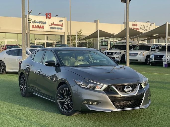 Used Nissan Maxima VIII (A36), 3.5 l, 2016 in Sharjah by Badar Used Cars, Grey color.  | AUTO.AE