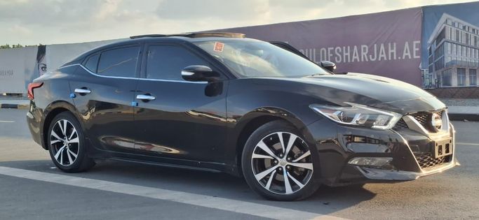 Подержанный Nissan Maxima VIII (A36), 3.5 л, 2017 в Шардже от Al Najem Used Cars Черный цвет. GCC | AUTO.AE