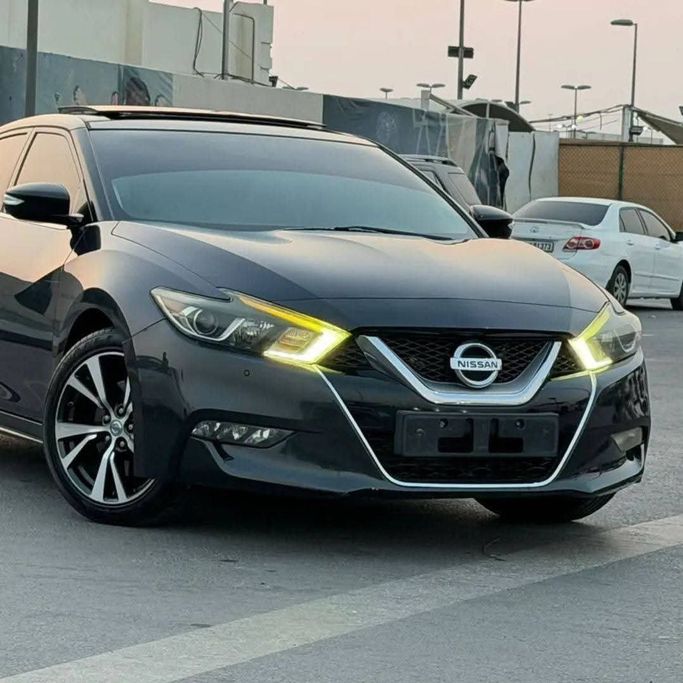 Подержанный Nissan Maxima VIII (A36), 3.5 л, 2016 в Шардже от Al Fareed Used Cars Черный цвет. GCC | AUTO.AE