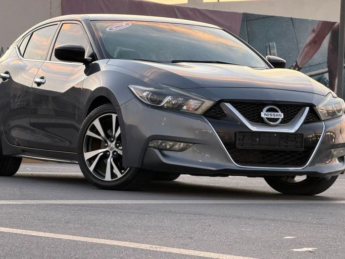 Подержанный Nissan Maxima VIII (A36), 3.5 л, 2017 в Шардже от Al Fareed Used Cars Серый цвет. GCC | AUTO.AE