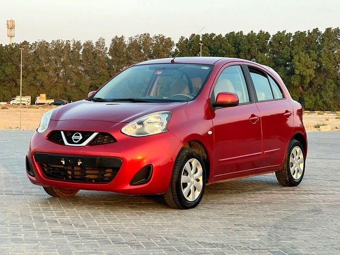 Подержанный Nissan Micra V, 1.5 л, 2020 в Шардже от Al Rukin Al Saudi Красный цвет. GCC | AUTO.AE