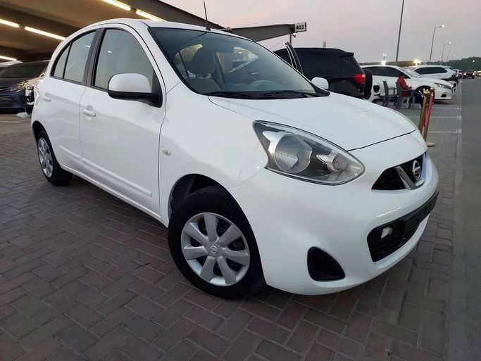 Used Nissan Micra V, 1.0 l, 2020 in Sharjah by Al Aqsa Used Cars, White color. GCC Specs | AUTO.AE