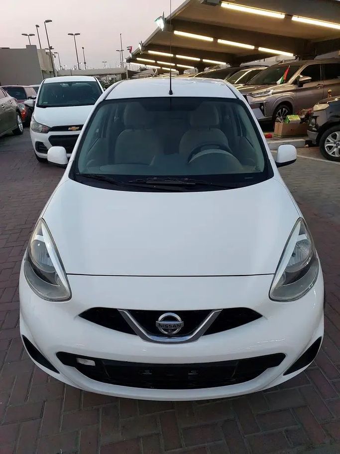 Used Nissan Micra V, 1.0 l, 2020 in Sharjah by Al Aqsa Used Cars, White color. GCC Specs | AUTO.AE