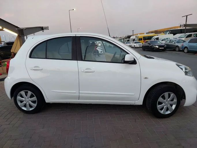 Used Nissan Micra V, 1.0 l, 2020 in Sharjah by Al Aqsa Used Cars, White color. GCC Specs | AUTO.AE
