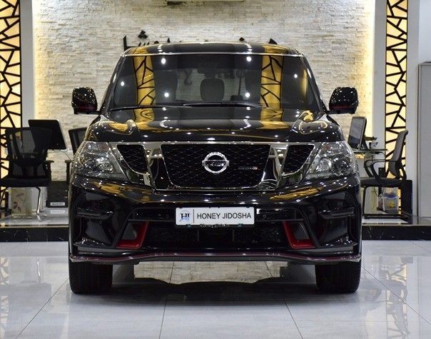 Подержанный Nissan Patrol VI (Y62) Рестайлинг, 5.6 л, 2017 в Шардже от Honey Gidosha Used Cars Tr. Черный цвет.  | AUTO.AE