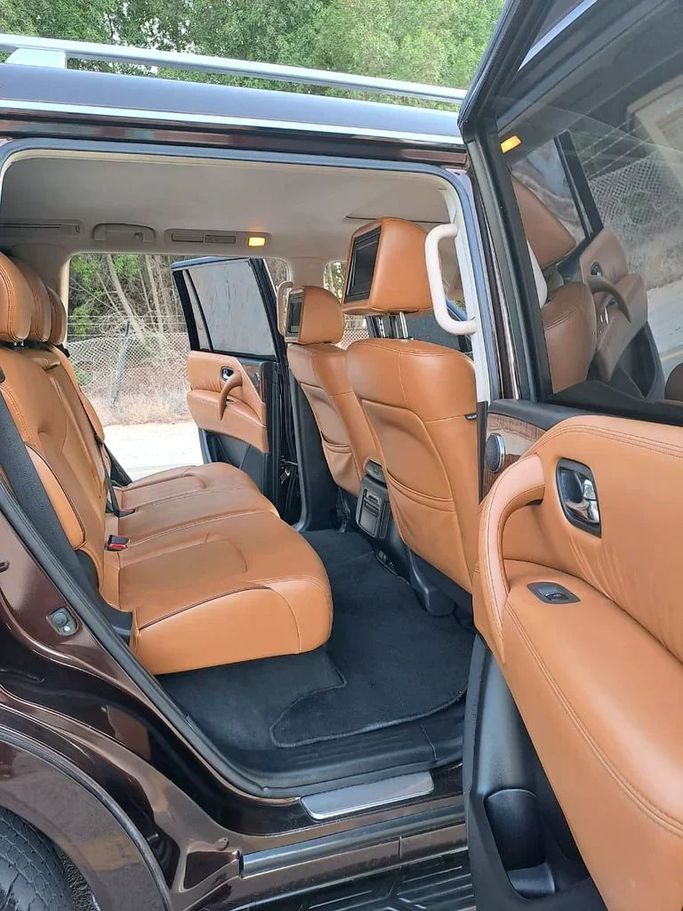 New Nissan Patrol VI (Y62) Facelift, 5.6 l, 2017 in Sharjah by Imad Younis Almani used Cars, Brown color. GCC Specs | AUTO.AE
