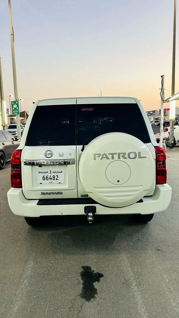 Used Nissan Patrol VI (Y62) Facelift, 5.6 l, 2016 in Sharjah by Imad Younis Almani used Cars, White color. GCC Specs | AUTO.AE