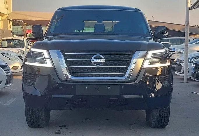 New Nissan Patrol VI (Y62) Facelift 2, 5.6 l, 2020 in Sharjah by Sama alsaadah Cars, Black color. GCC Specs | AUTO.AE