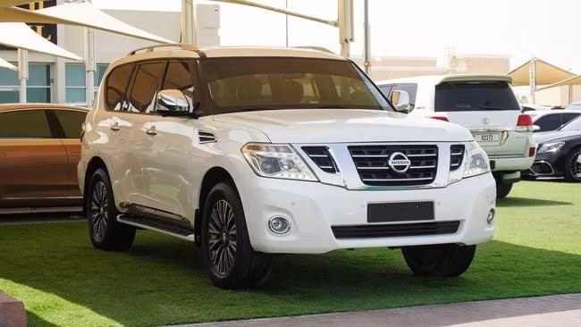 Подержанный Nissan Patrol VI (Y62) Рестайлинг, 5.6 л, 2016 в Шардже от Abo Saif Белый цвет. GCC | AUTO.AE