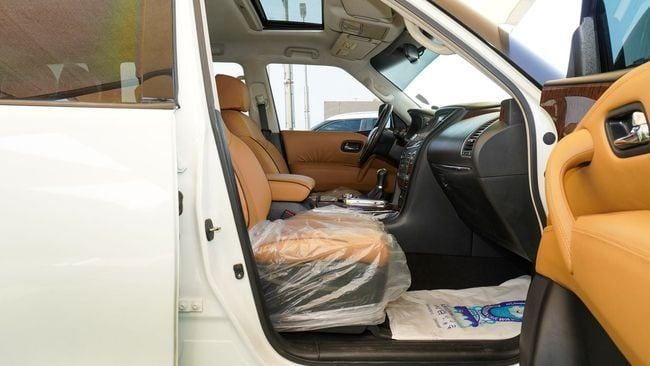 Подержанный Nissan Patrol VI (Y62) Рестайлинг, 5.6 л, 2016 в Шардже от Abo Saif Белый цвет. GCC | AUTO.AE